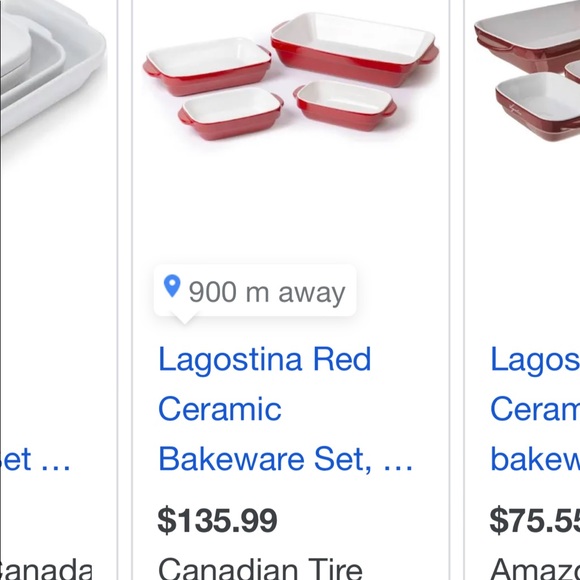 Lagostina 4 piece ceramic bake set - Picture 7 of 9